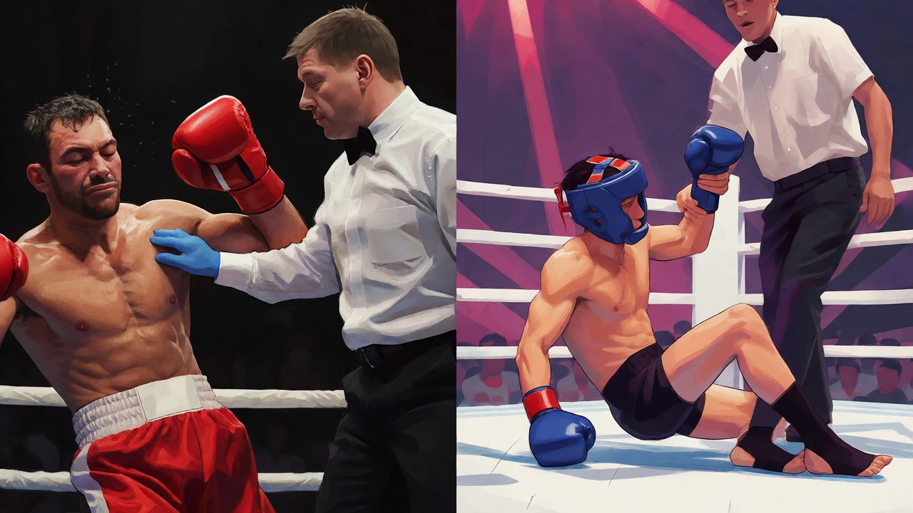 Visual comparison of pro fight intensity vs exhibition safety